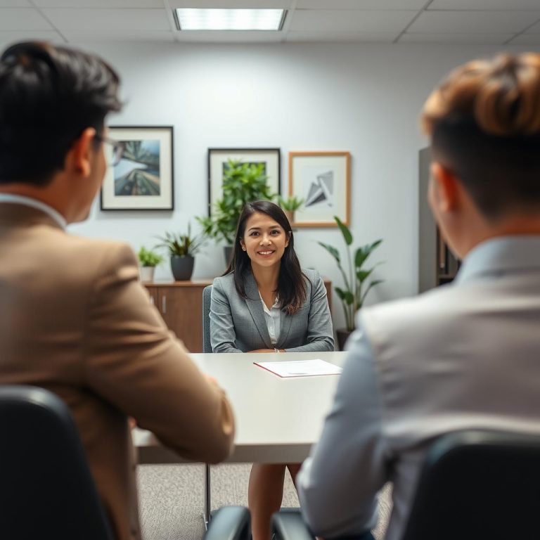 Simulação de entrevista de emprego